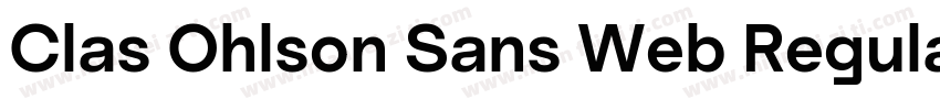 Clas Ohlson Sans Web Regular字体转换